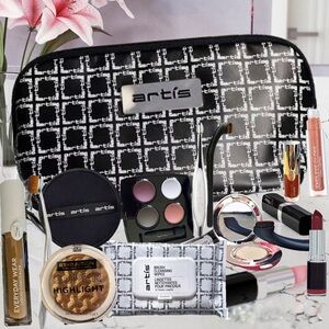 Artis Logo Clutch Makeup Bag NWT